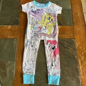 My Little Pony 2 Piece Pajama Set (size 4)
